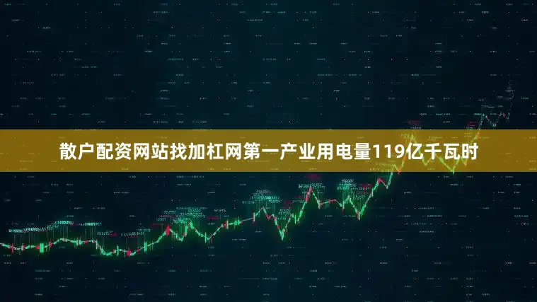 散户配资网站找加杠网第一产业用电量119亿千瓦时