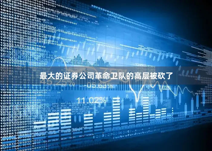 最大的证券公司革命卫队的高层被砍了