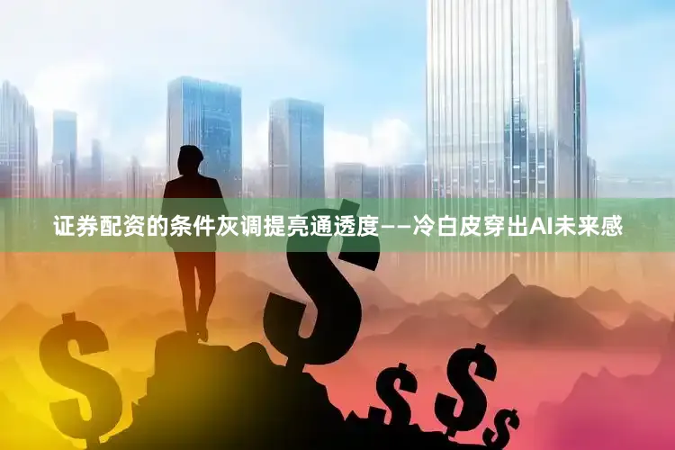 证券配资的条件灰调提亮通透度——冷白皮穿出AI未来感